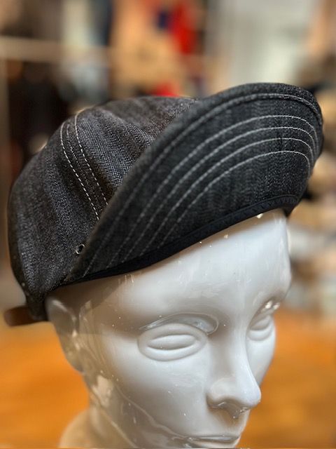 Mighty Shine - BRIDGE CAP - TYPE2 WORK ヒッコリーBKACKWHITE