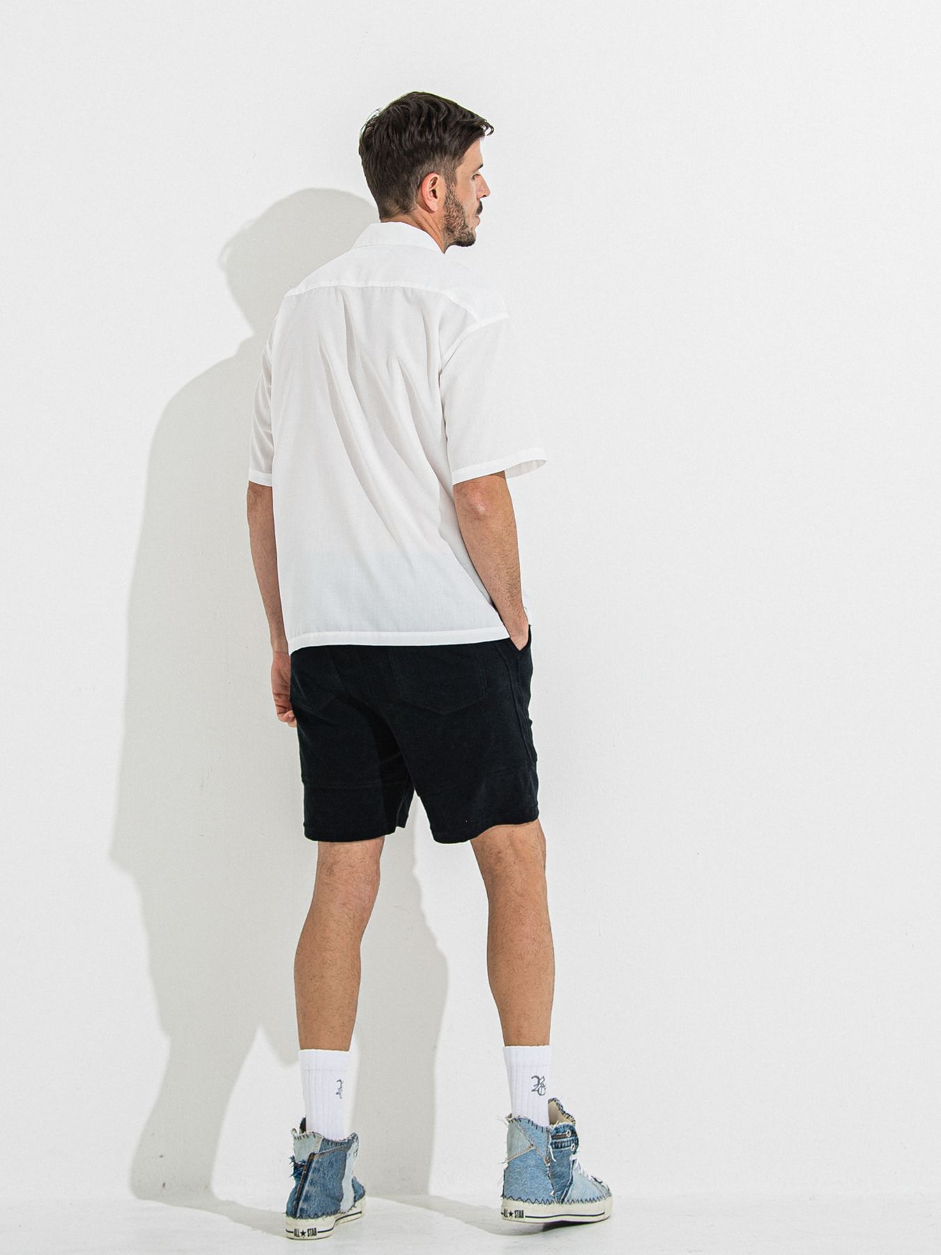 【予約】TYLER PILE SHORTS / タイラーパイルショーツ / ブラック