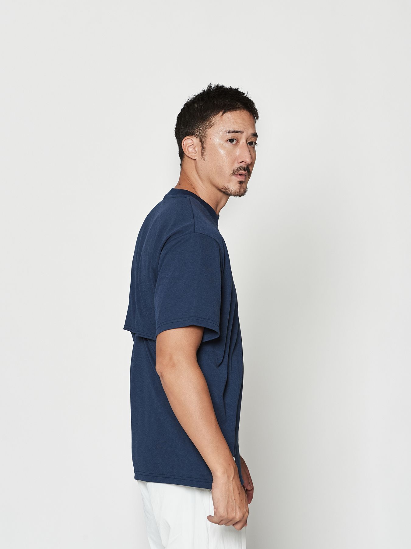 【予約品 10月9日(木) 締切】muta Ventilation Tee / Tシャツ / ネイビー【Acanthus × muta MARINE】