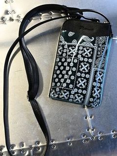 《予約品》 vermilion×RESOUND PVC Mobile pouch / ウォレットショルダーバッグ / アクア