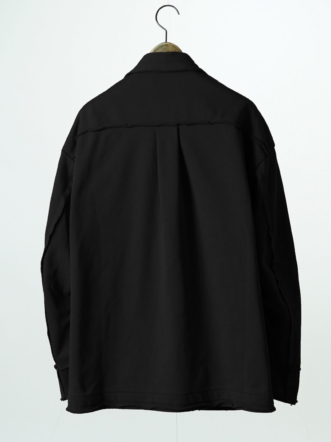 【予約品 7月5日(日) 締切】SWEAT OVERSHIRTS / スウェットオーバーサイズシャツ / ブラック