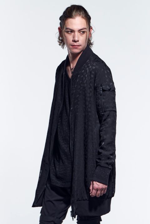 《予約品》 ReversibleLongMA-1 OpalLeopard+Mesh / Black 【kiryuyrik】 6月入荷予定