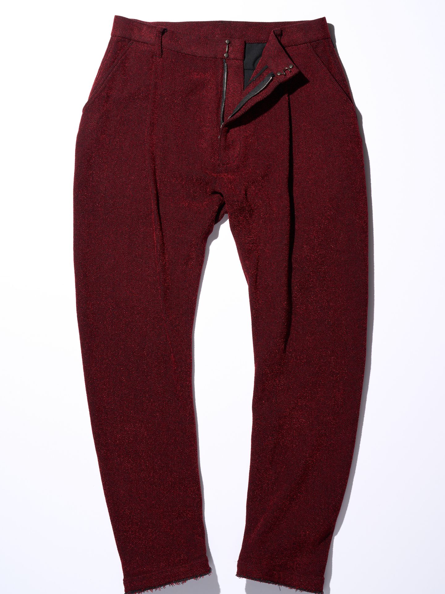 【予約品】 3D banana slacks / スラックス / レッド
