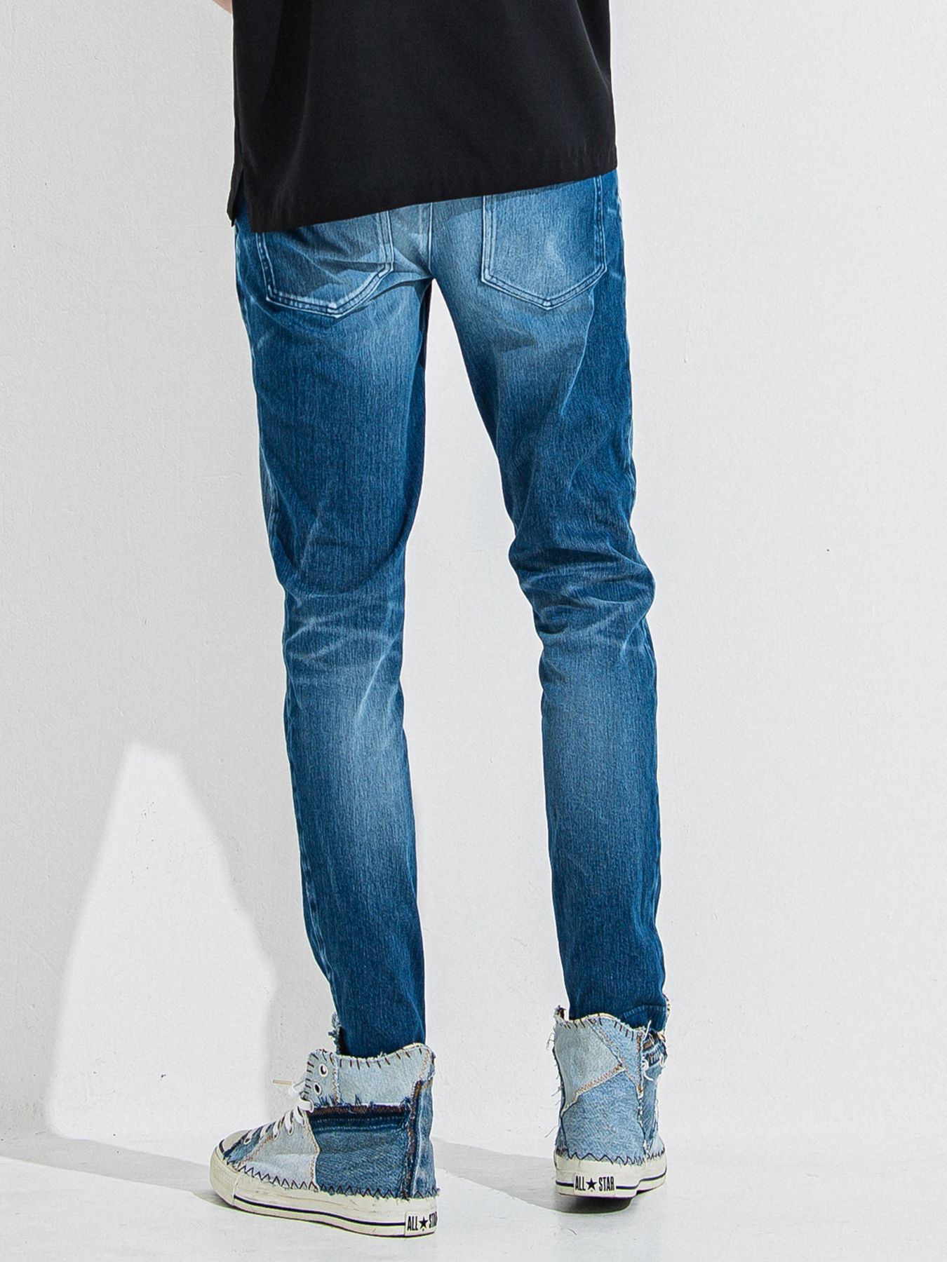 【予約品】DENIM JERSEY CHRIS EASY TUCK PT / デニムジャージクリスイージータックパンツ / ダーク