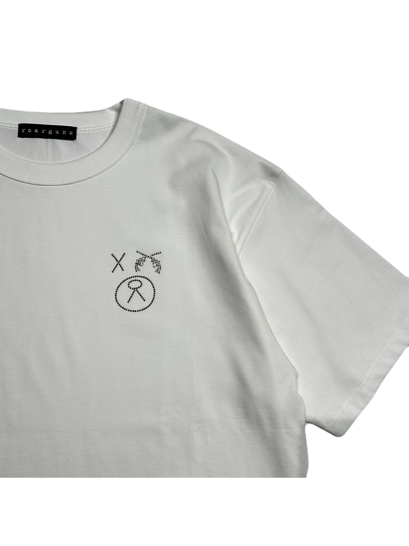 【予約品 8月10日(日) 締切 】BEAR FACE S/S T / ベアーフェイス Tシャツ / クリスタル メタル ホワイト