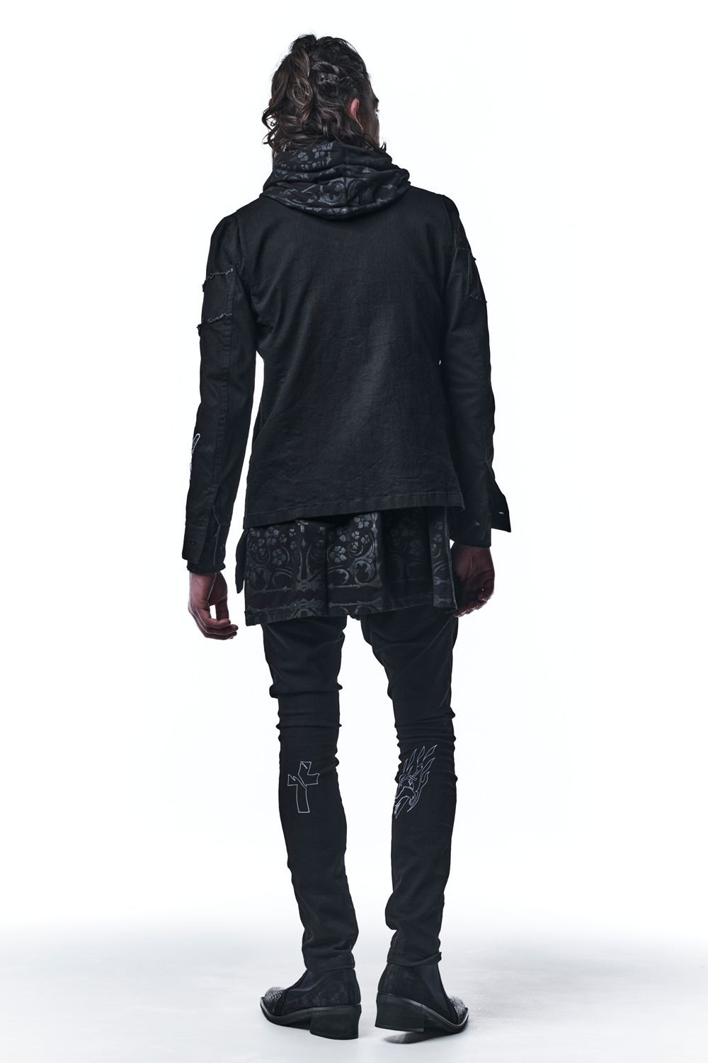 《予約品》 G-Jacket デニムジャケット BlackBlackDenim 刺繡あり / Black 【kiryuyrik】 9月入荷予定