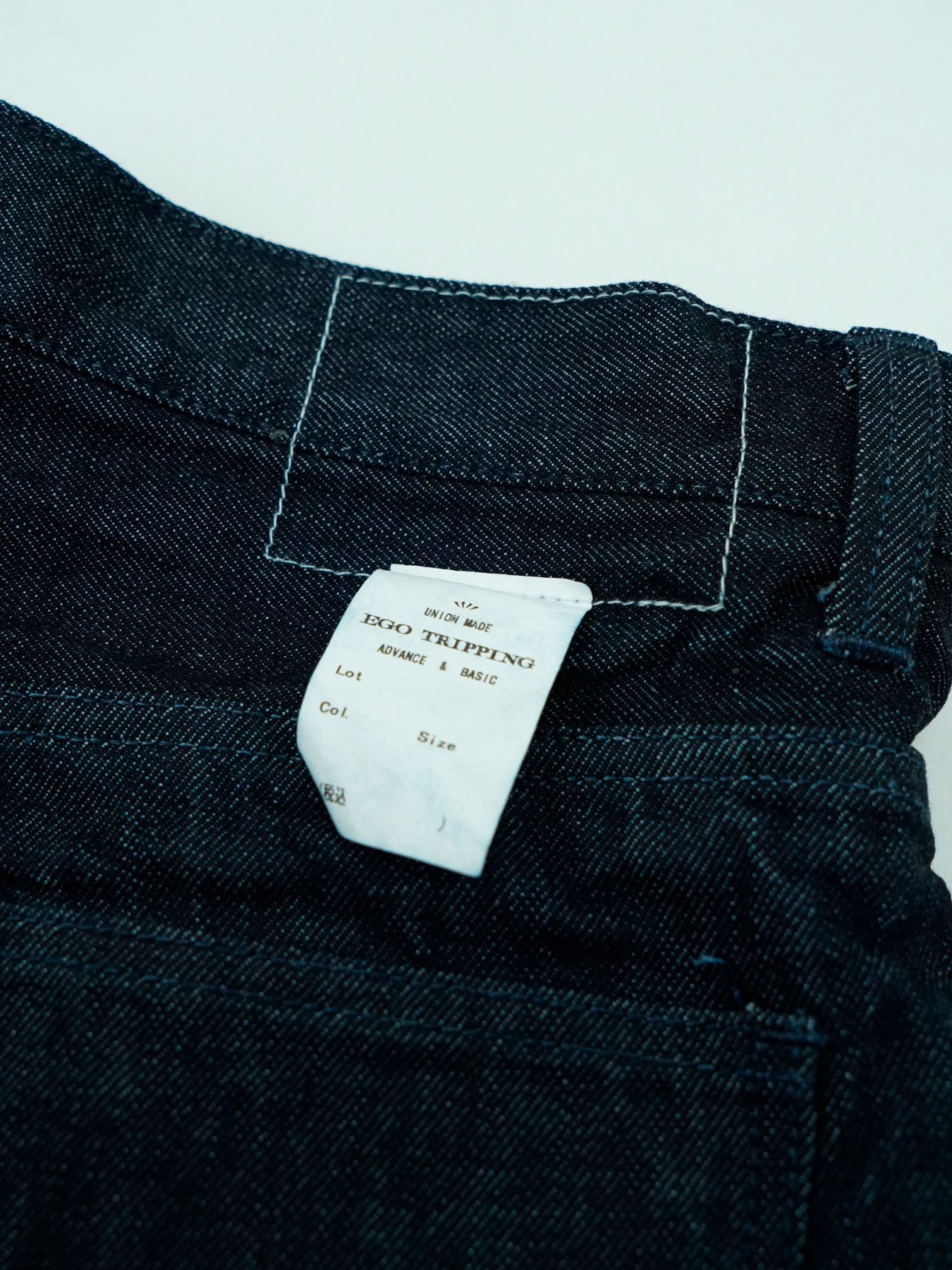 【予約品 5月7日(水)AM10時  締切】Fluxdenim / デニムパンツ / インディゴ×ネイビー
