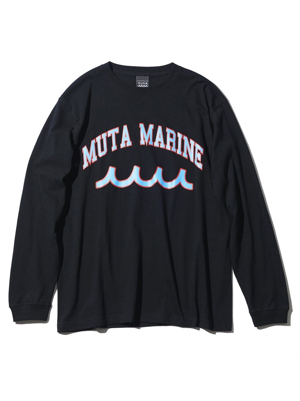 ACANTHUS - muta College Logo L/S Tee / Tシャツ / ブラック