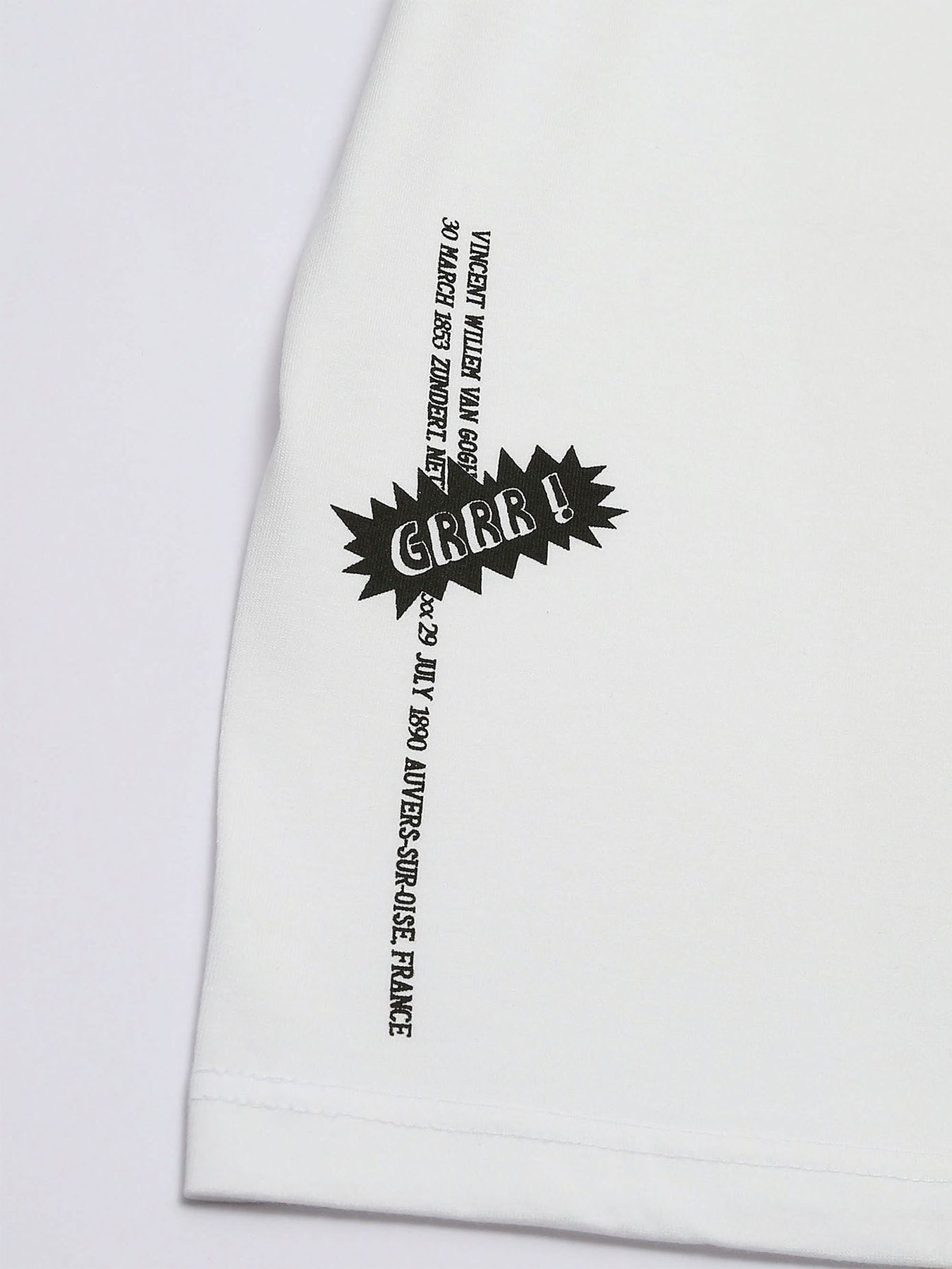 GRRR TEE / プリントTシャツ / ホワイト【QUOLT】