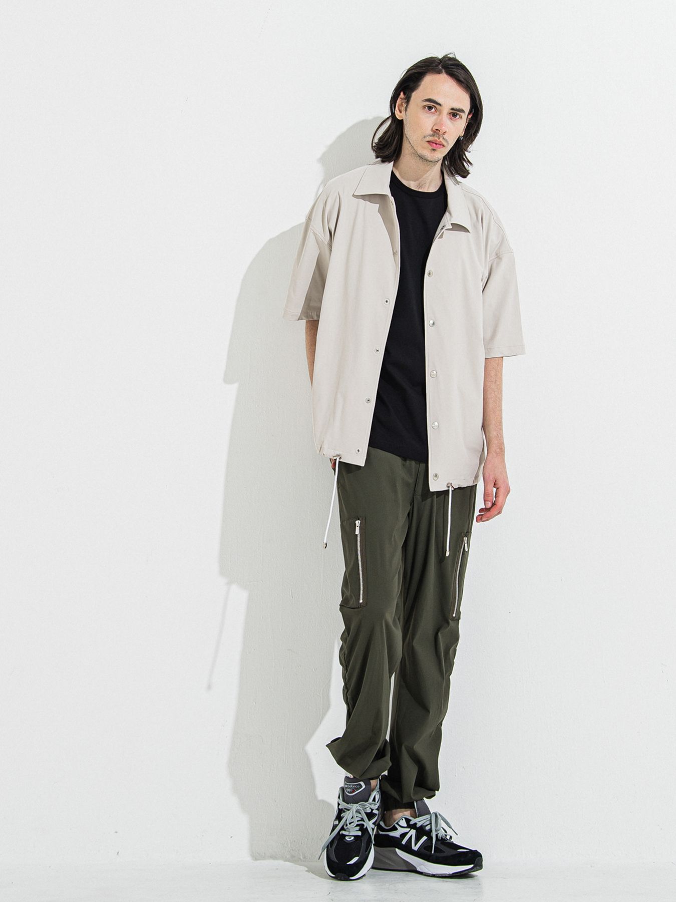 【予約品 】DAVID NYLON CARGO PANTS / デヴィッドナイロンカーゴパンツ / カーキ
