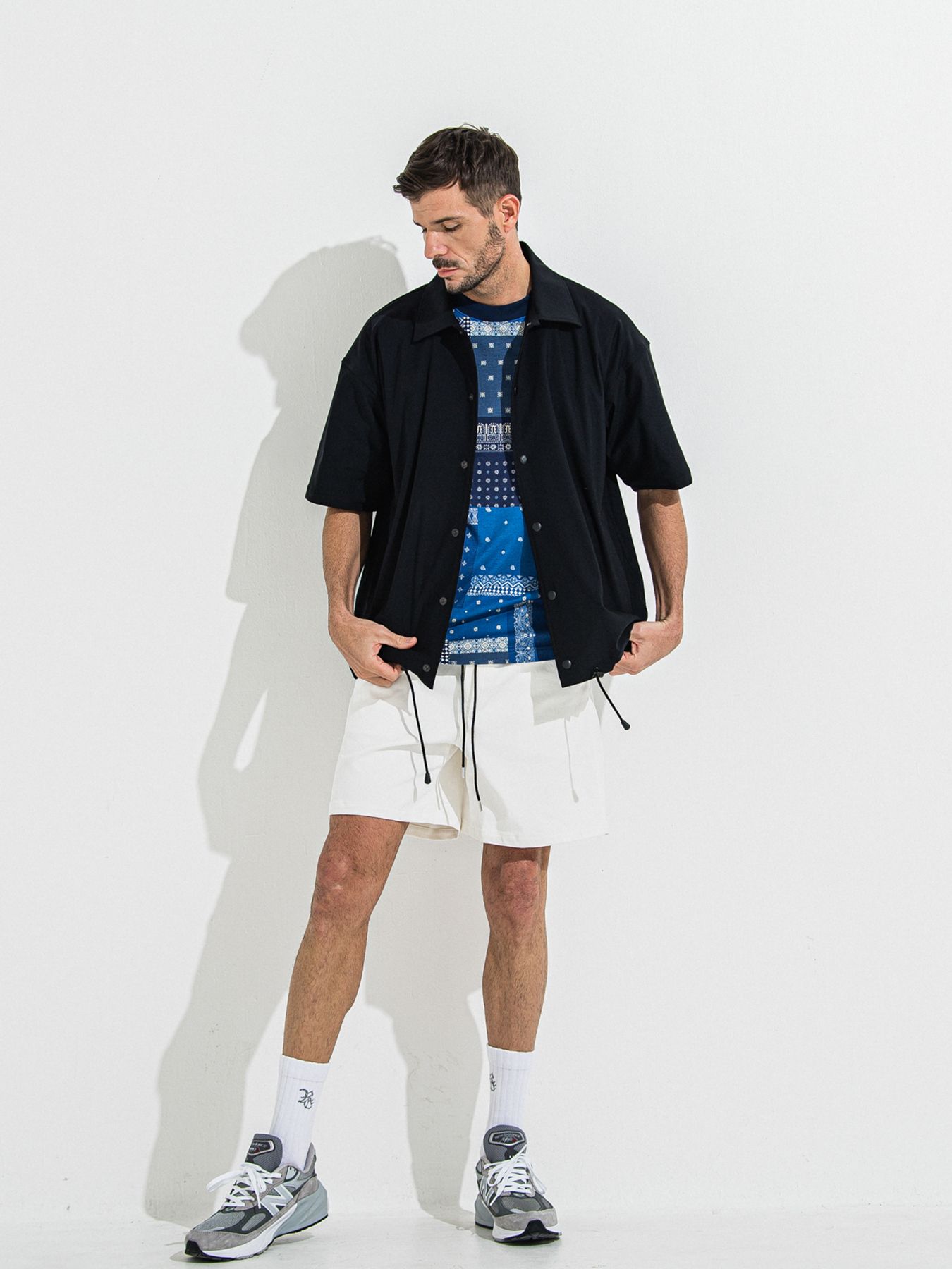 【予約品】DENIM JERSEY SHORTS / デニムジャージショーツ / ホワイト
