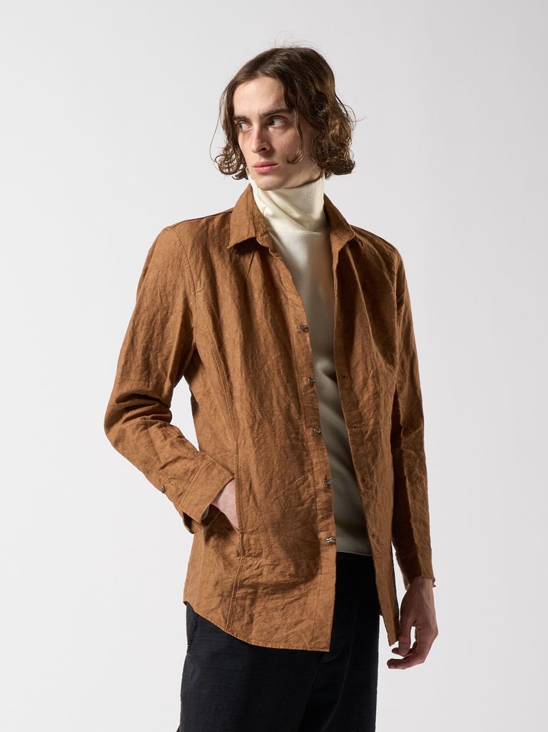 wjk - 【予約品】 hook shirt coat / シャツコート / カーキ | BRYAN