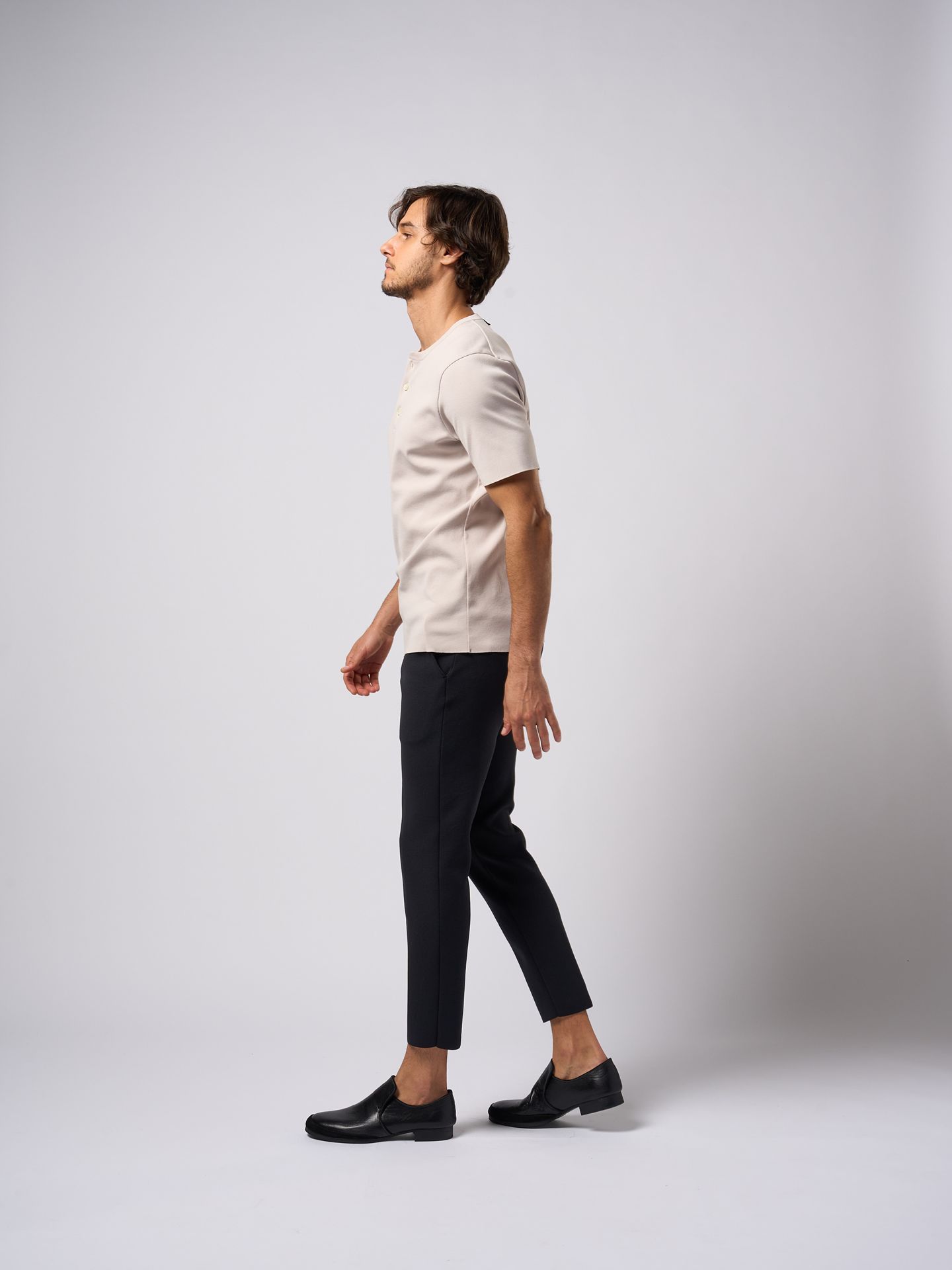 【予約品9月19日 10時締め】 ct surf henley S/S / ニットソー / アイスグレー