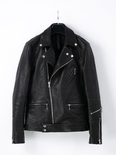 【予約品 】 Pit Vegetable Full Tanned Shrinked Horsehide Double Riders / シュリンク ホース ハイド ダブル ライダース / SPEEDER（スピーダー）