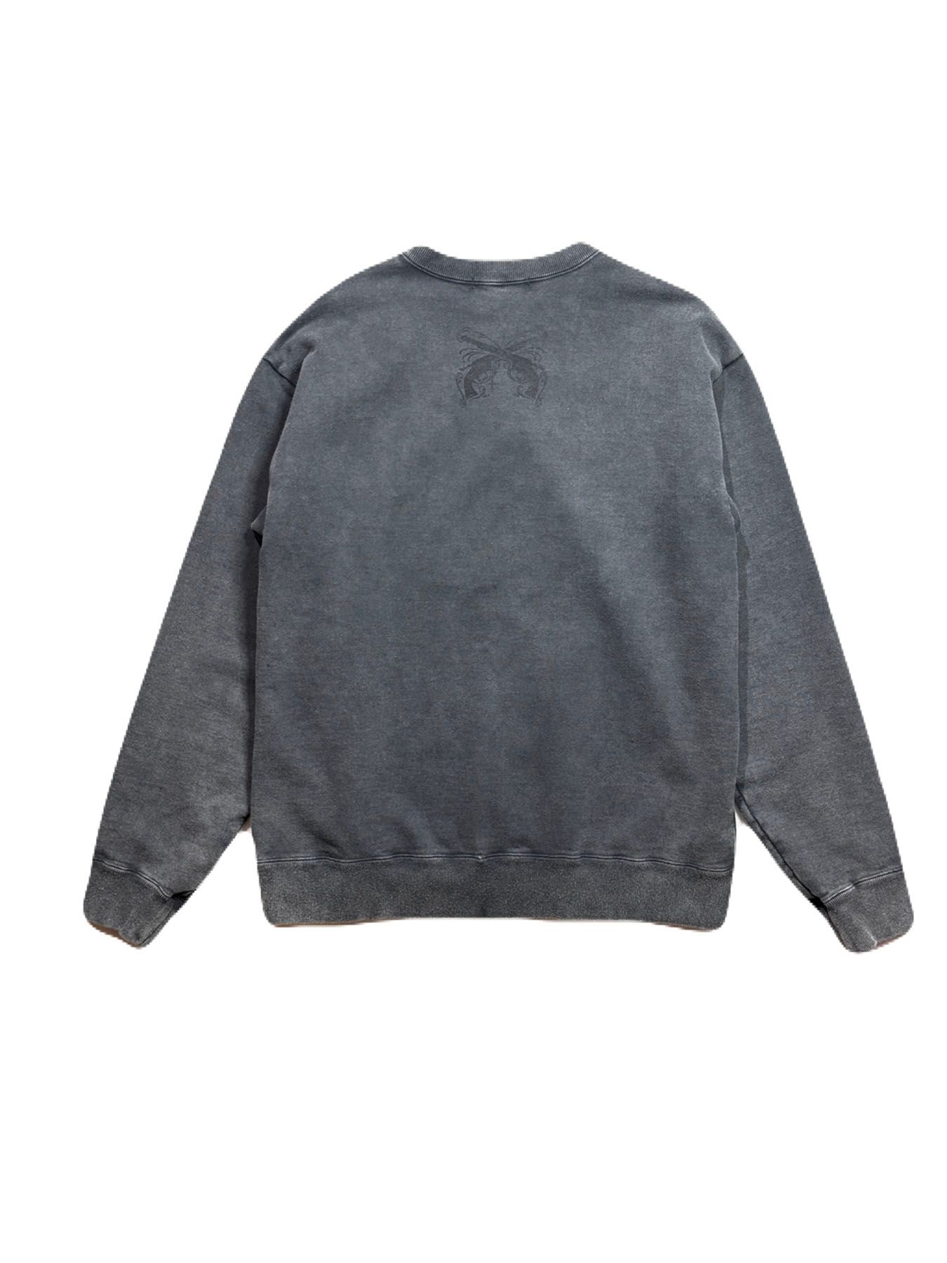 【予約品 3月9日(月) 18:00 締切】GARMENT DYED SWEAT / ガーメントダイ スウェット / ブラック