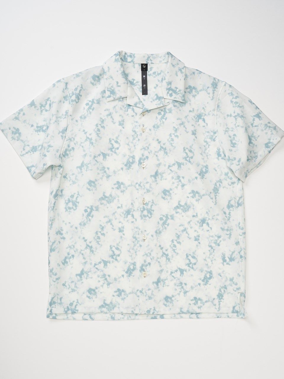 《予約品》 patterned s/s shirt / ハワイアンシャツ / ライトブルー