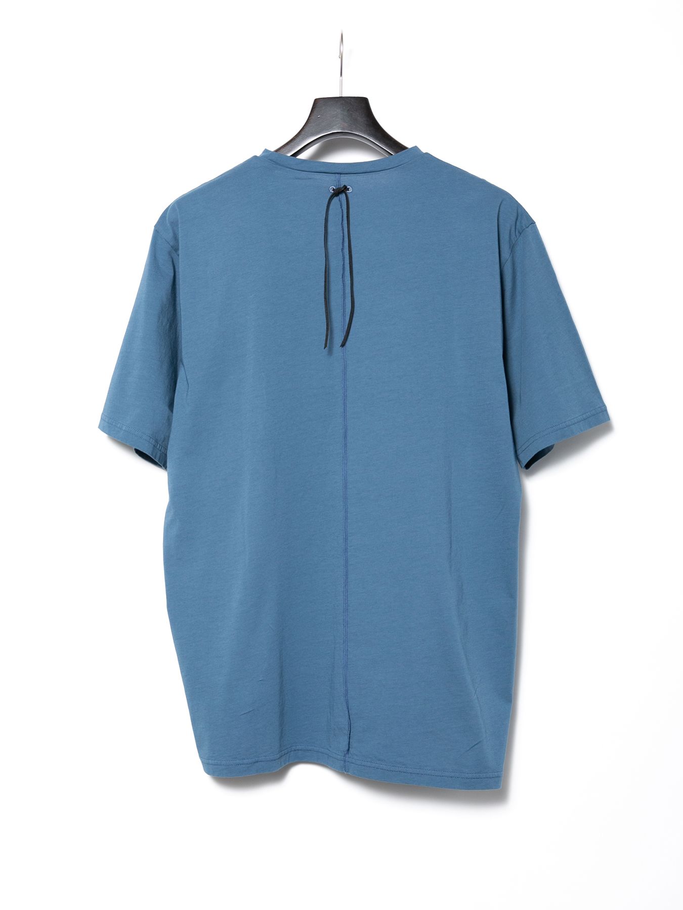 【予約品 10月12日(日) 締切】72/T Organic Cotton High Twisted Single Jersey Oversize Crew Neck T-shirt / 72/T オーガニックコットン 強撚 天竺 オーバーサイズ クルーネック Tシャツ / グレーブルー