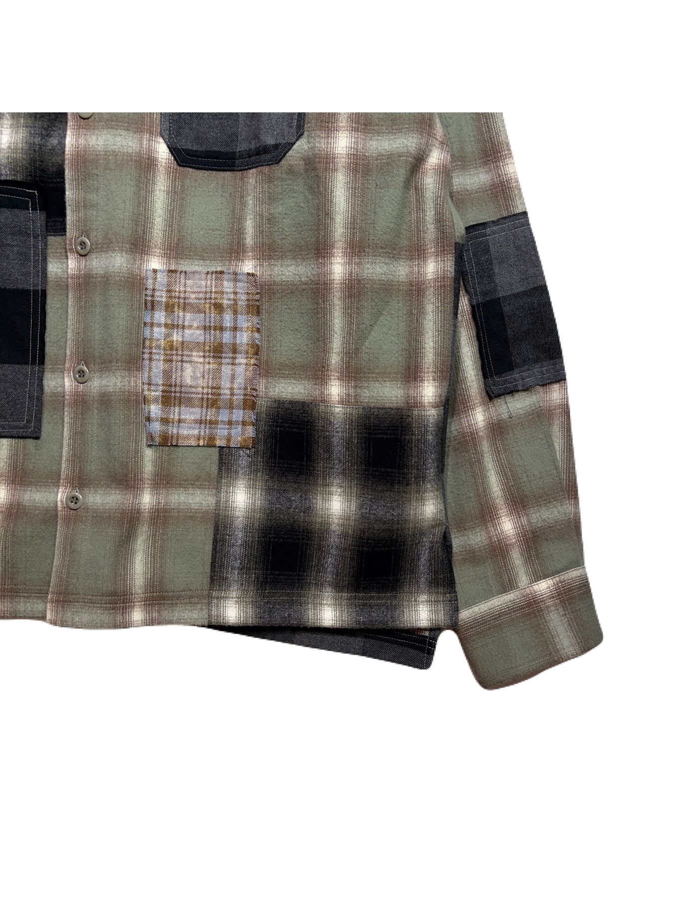 【予約品 3月9日(月) 18:00 締切】MULTI CHECK SH / マルチ チェック シャツ / グリーン