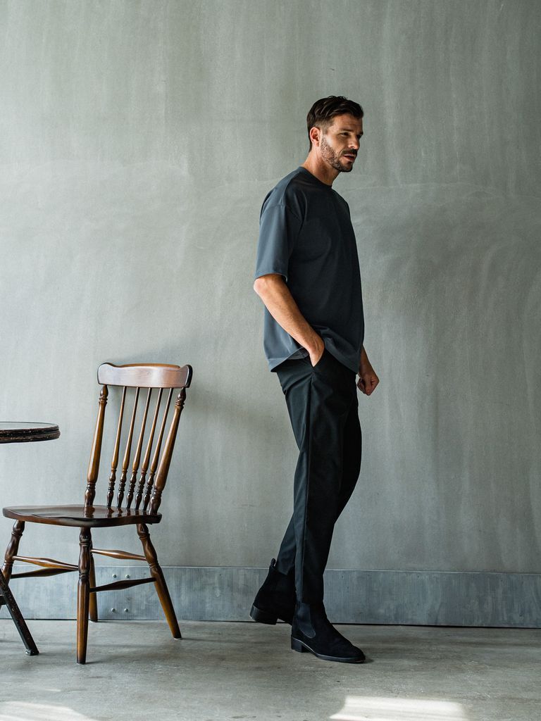 《予約品3月3日18：00締め》 PAT WIDE EASY PANTS / イージーパンツ / ブラック