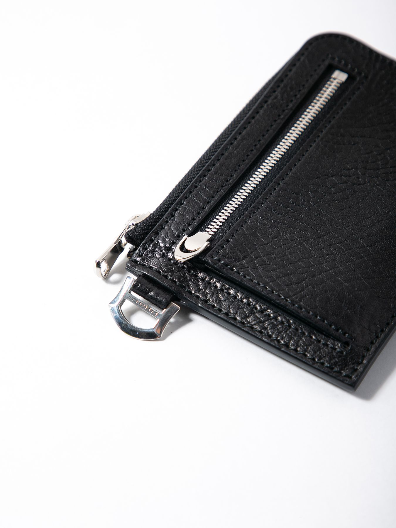 【予約品 10月12日(日) 締切】Pit Vegetable Full Tanned Shrunken Steerhide L-Wallet / フルタンニン ピット鞣し シュリンク ステア ハイド Lウォレット / ブラック