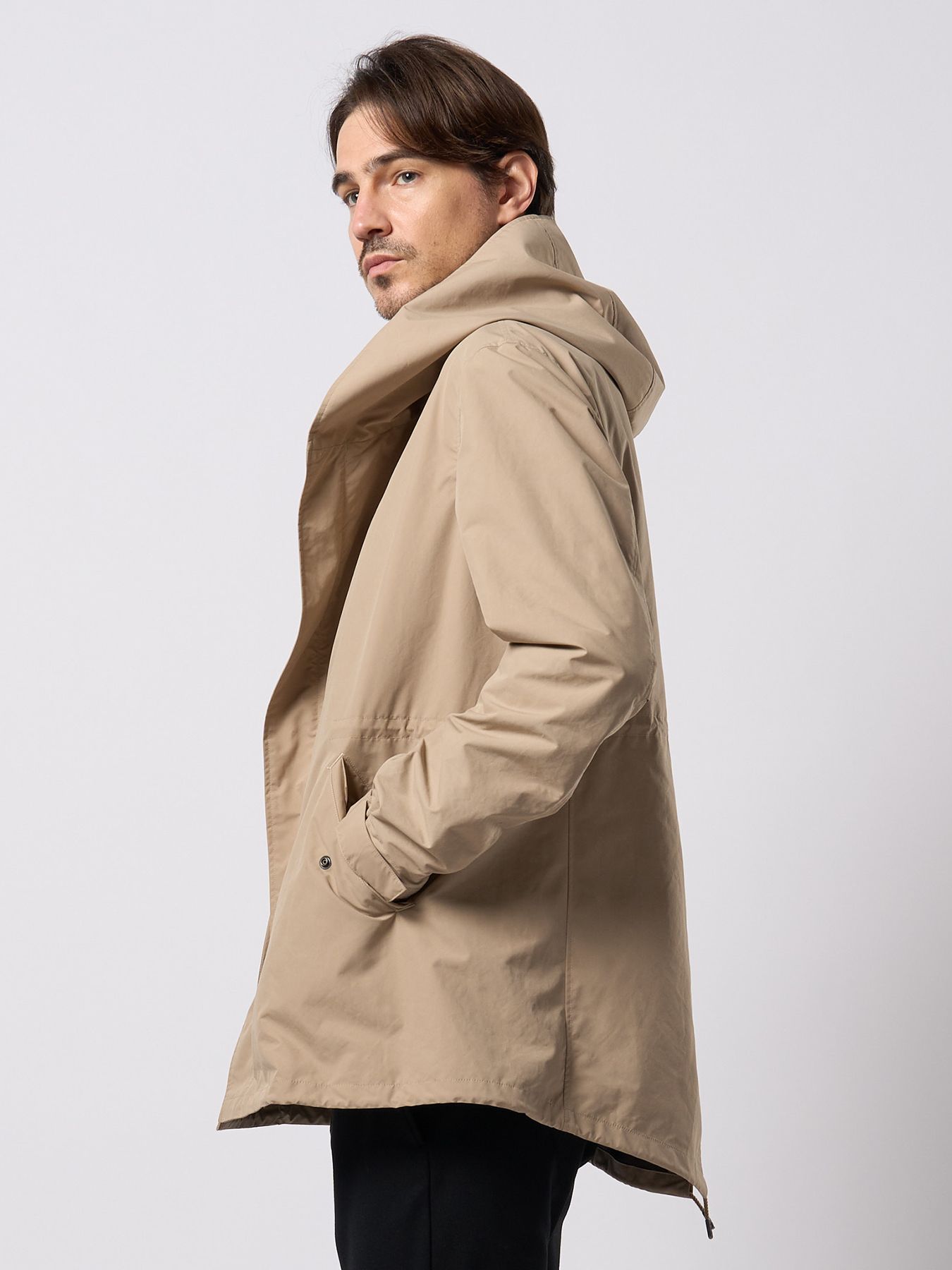 【予約品 9月23日(火) 締切】wrap field parka / ラップフィールドパーカ / ベージュ