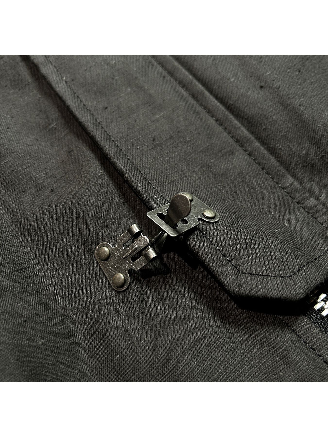 【予約品 8月10日(日) 締切 】O.COTTON MA-1 METAL / オーガニックコットン MA-1 / メタル ブラック