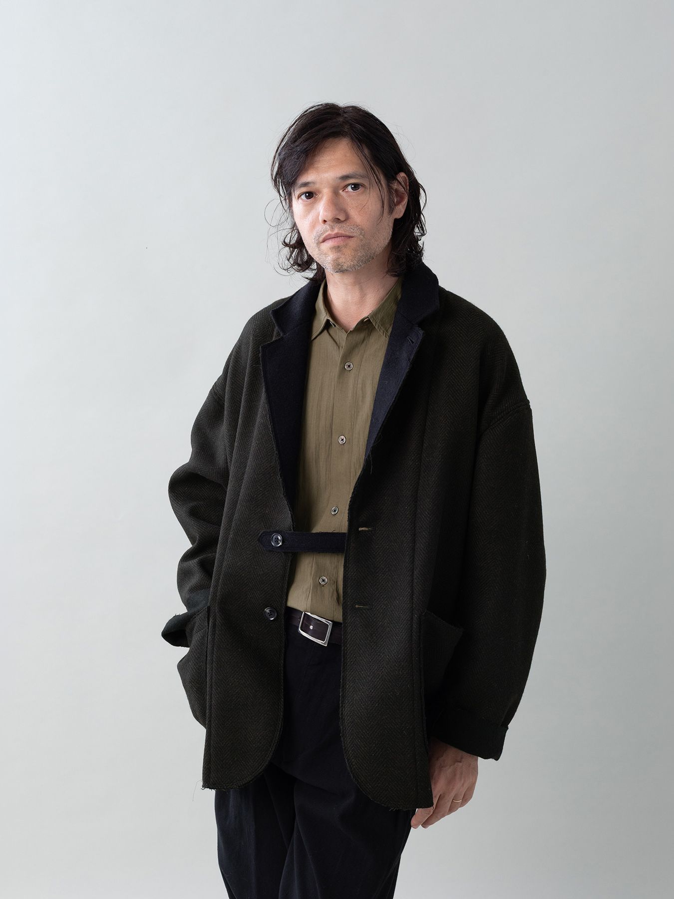 【予約品 5月27日(水) 締切】EDGE-OVERJACKET / オーバージャケット / ブラウン系