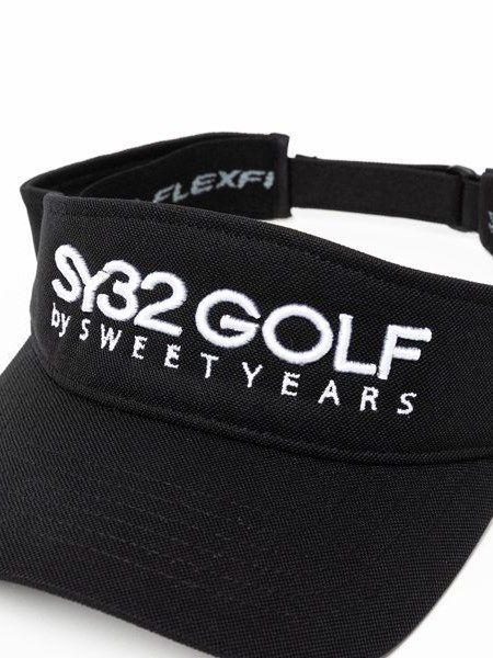 DRY SUN VISOR｜ブラック 【SY32 by SWEET YEARS GOLF】
