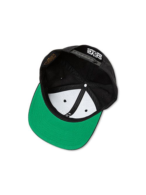 刺繡 SYMBOLIC MARK SNAPBACK CAP キャップ / BLACK 【SY32 by SWEET YEARS】