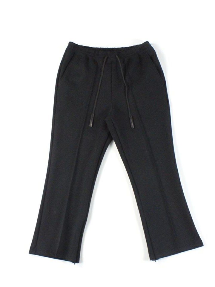 SENTER STITCH FLARE PANTS / フレアパンツ / ブラック