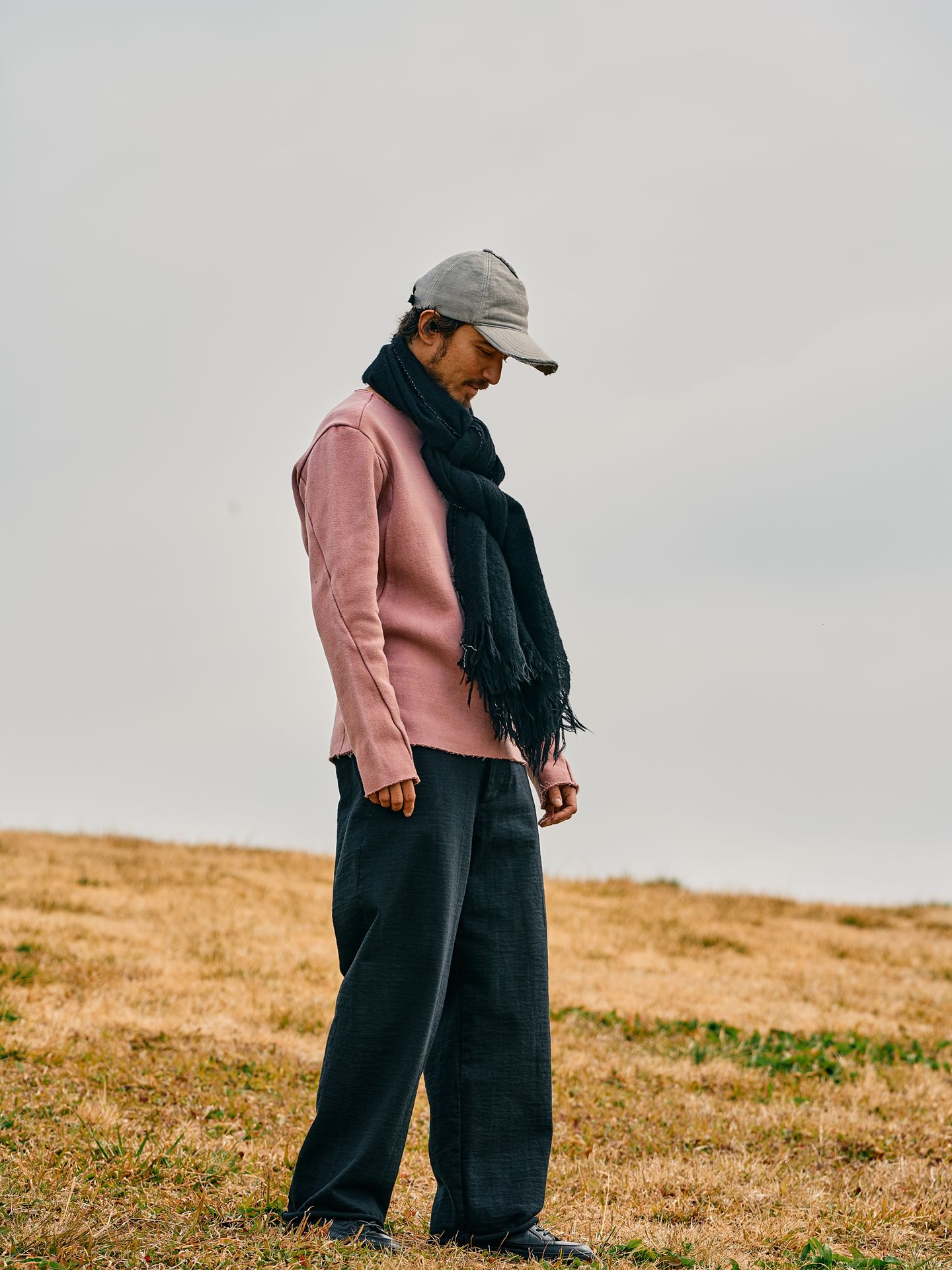 【予約品】 ex.heavy wide pants / ワイドパンツ / ダーク・グリーン