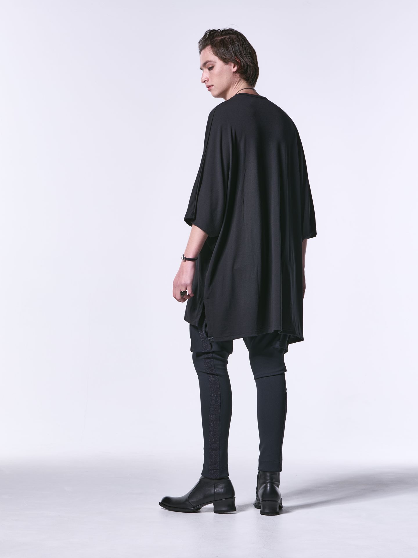 《予約品》 FrillDolmanT-Shirt / フリルドルマンTシャツ / ブラック