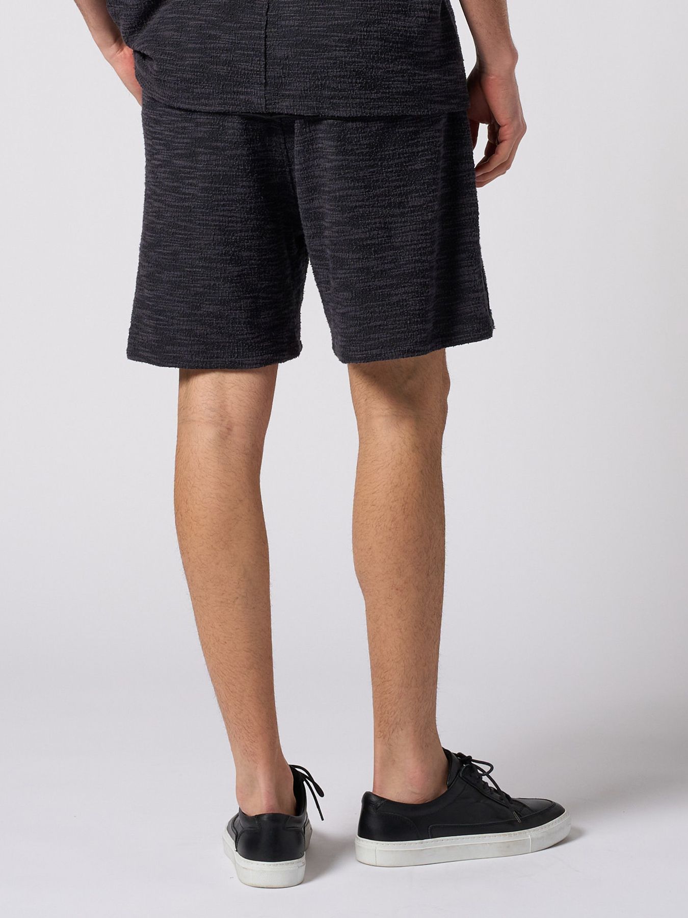 【予約品 1月25日(日) 締切】muta × wjk collection：knit jacquard relax shorts / ニットジャガード リラックスショーツ / ブラック
