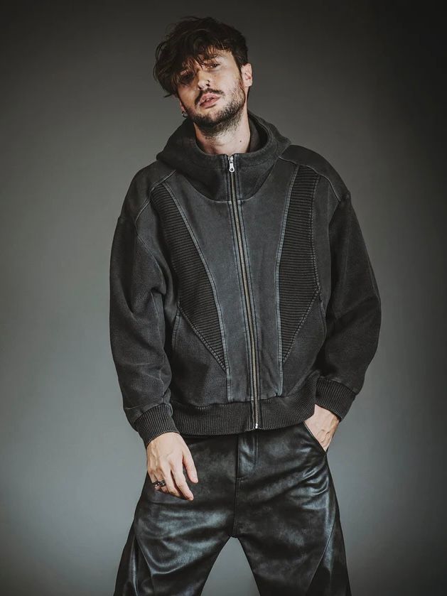 チェンジングニットフーデッドブルゾン 857010-360B / グレー【NO ID.】