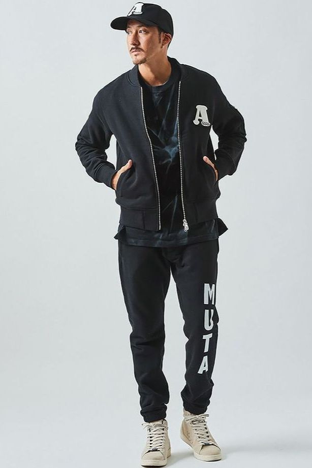 ACANTHUS x muta MARINE / アカンサス×ムータマリン / muta Narrow Sweatpants / BLACK