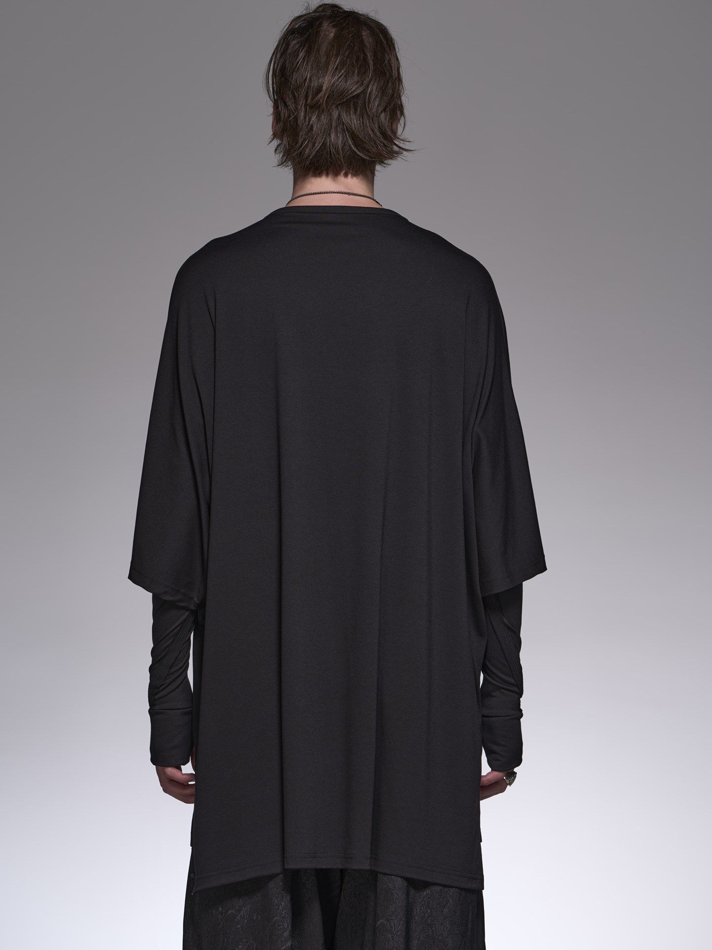《予約品6/17締め》 DolmanHenryT / ドルマンTシャツ / ブラック
