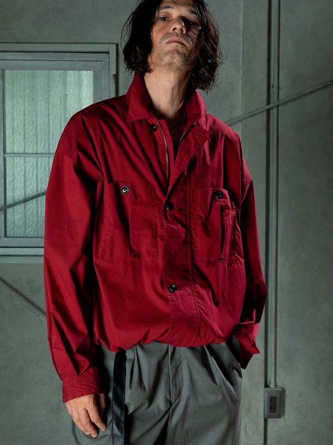 【予約品 11月9日(月) 締切】TRAILOVERSHIRT / トレイルオーバーシャツ / レッド