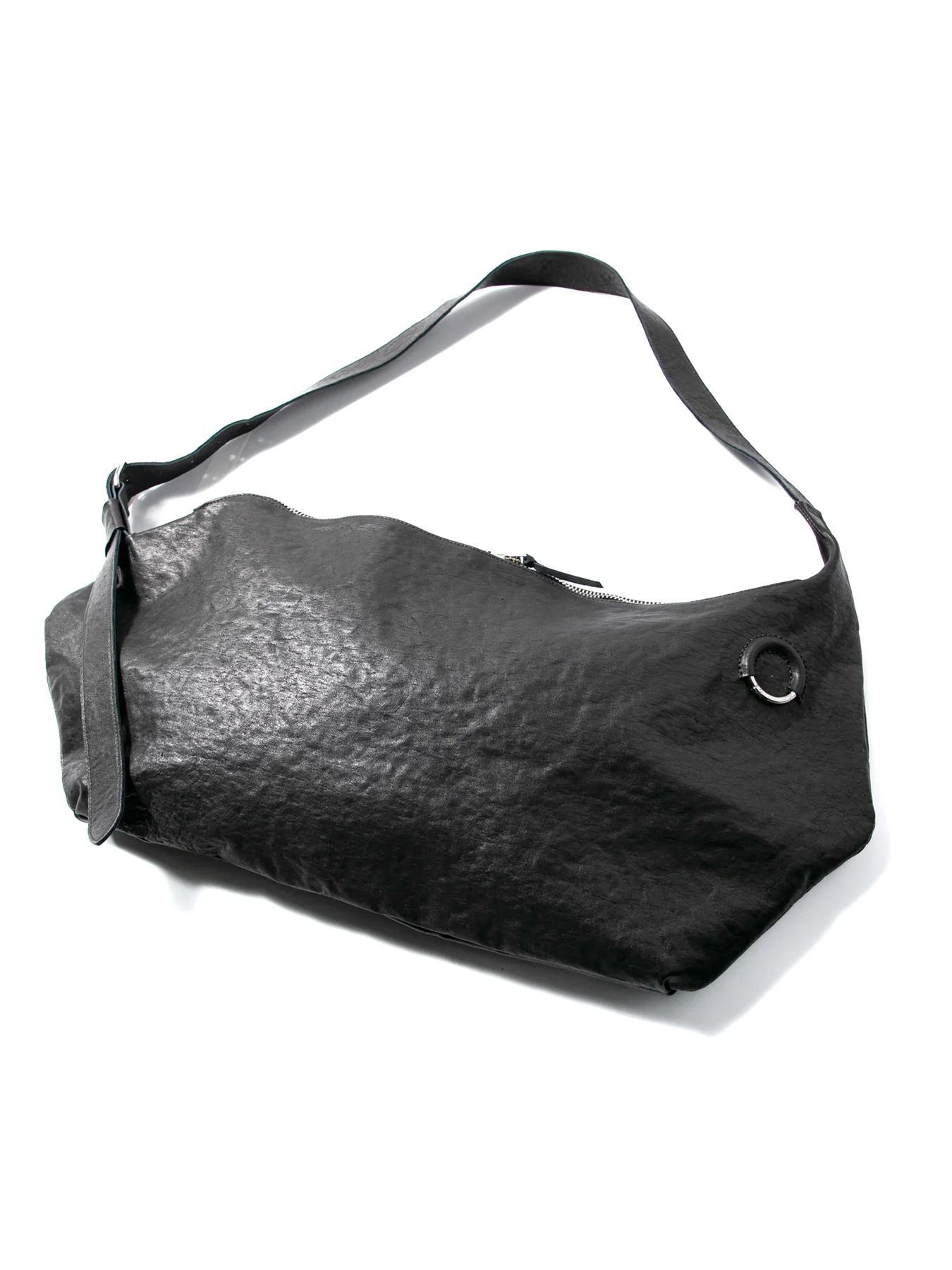 【予約品 4月6日(月) 締切】Pit Vegetable Full Tanned Shrunken Horsehide Wrap Bag / フルタンニン ピット鞣し シュリンク ホース ハイド ラップバッグ / SKYN / ブラック