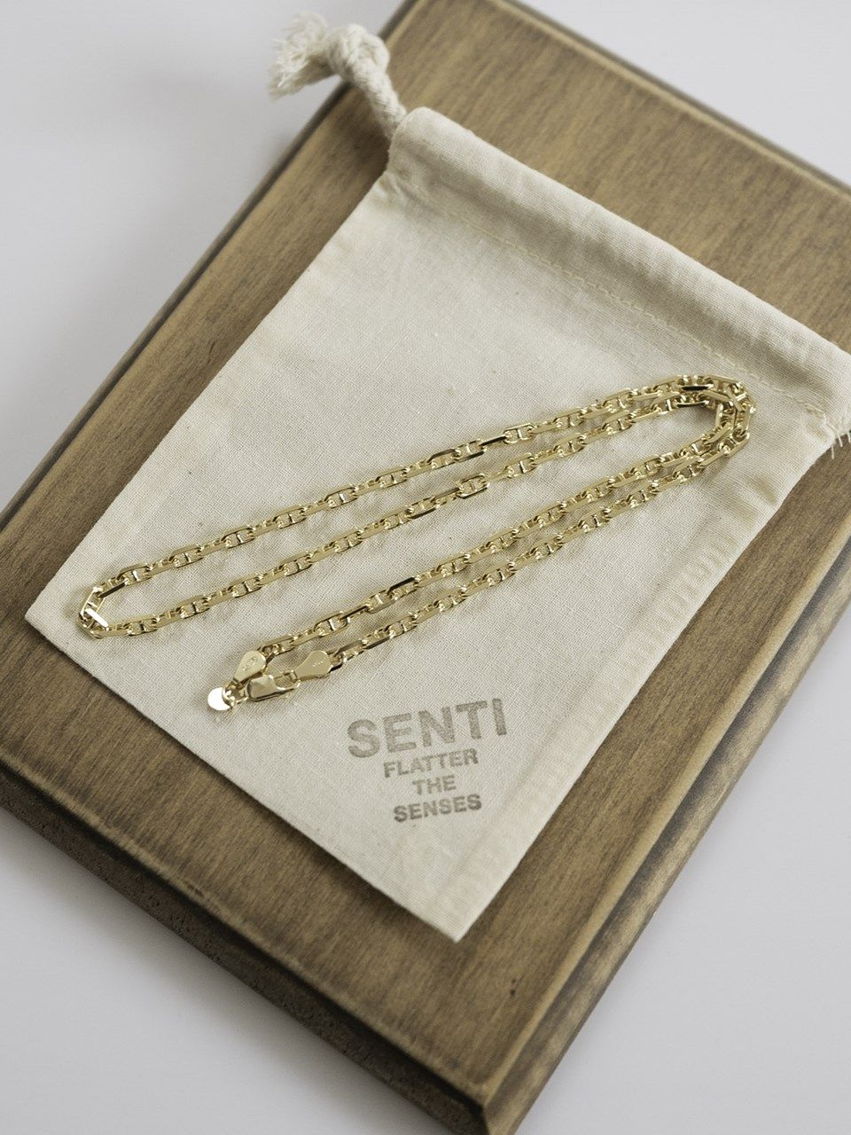 《予約品 》 CUT RORO MARINA CHAIN  / ゴールド 【Iroquois.SENTI】