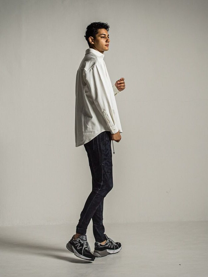 《予約9月1日18時締め》 jersey  jack shirts  / シャツ / ホワイト