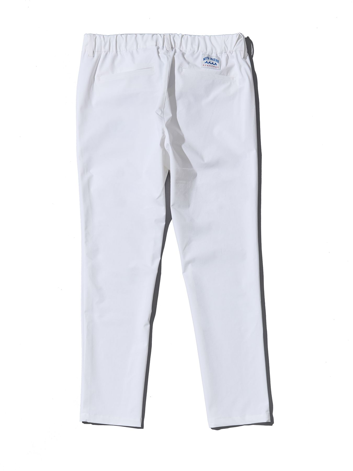 【予約品 10月9日(木) 締切】muta Easy Tight Pants / イージータイトパンツ / ホワイト【Acanthus × muta MARINE】