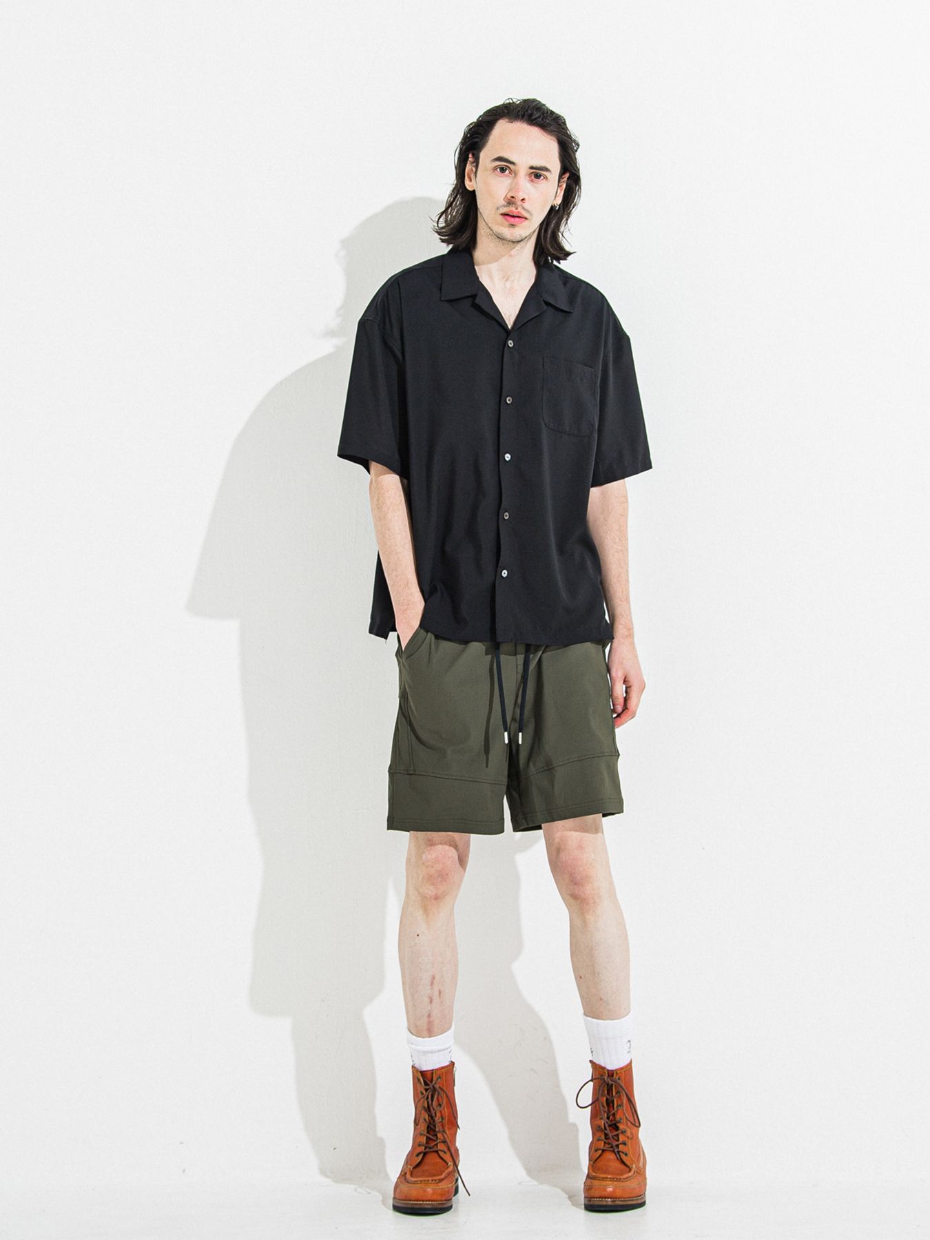 【予約品 】ZACK HALF SHIRT / ザックハーフスリーブシャツ / ブラック