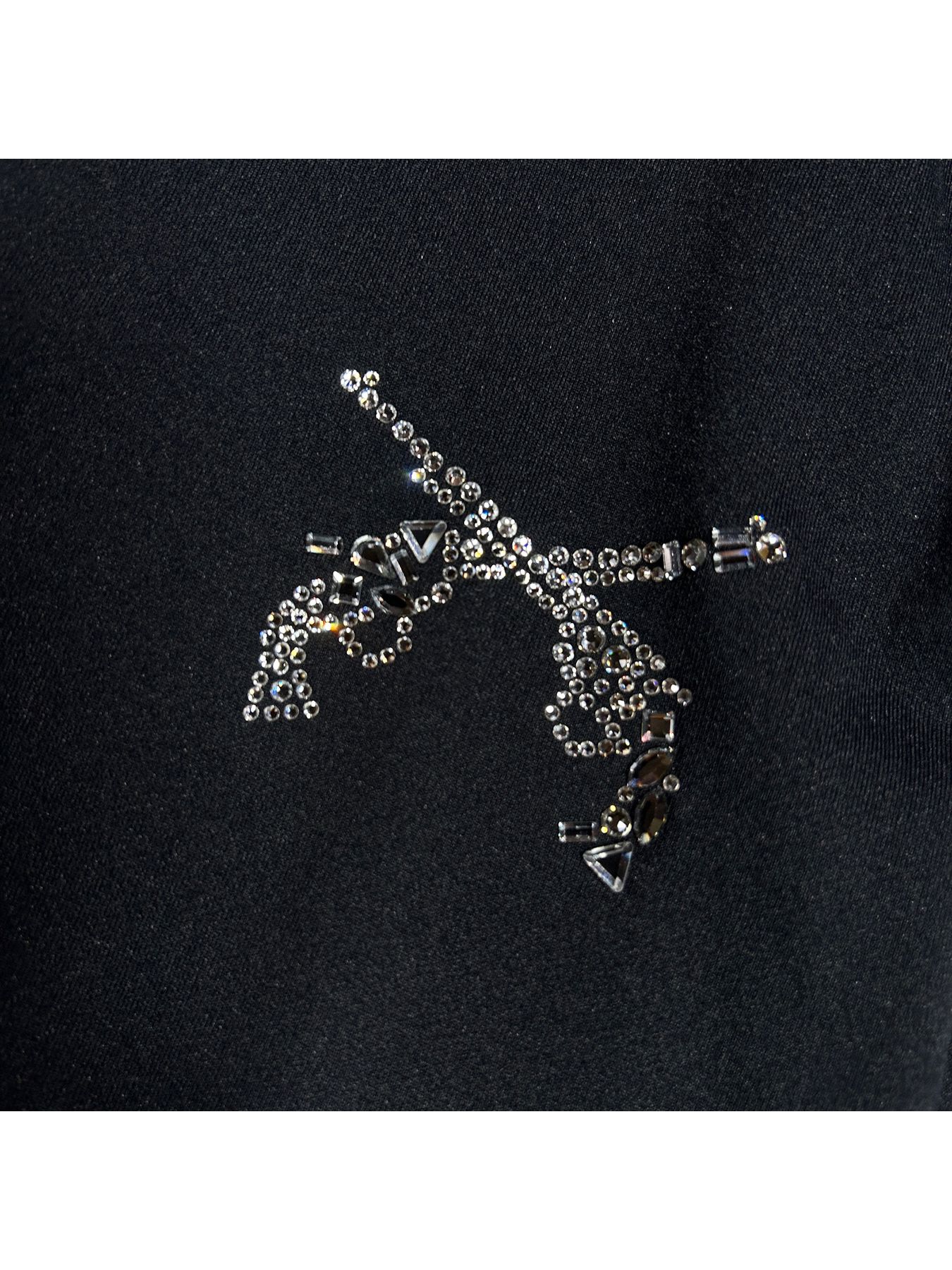 【予約品 8月10日(日) 締切 】WOMENS SMALL CROSSGUN SWEAT / スモール クロスガン スウェット / クリスタル ブラック