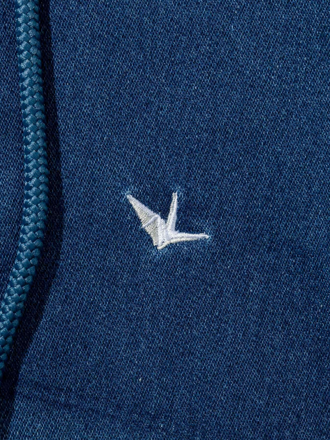 カモ柄ジョグデニムパーカー / インディゴ