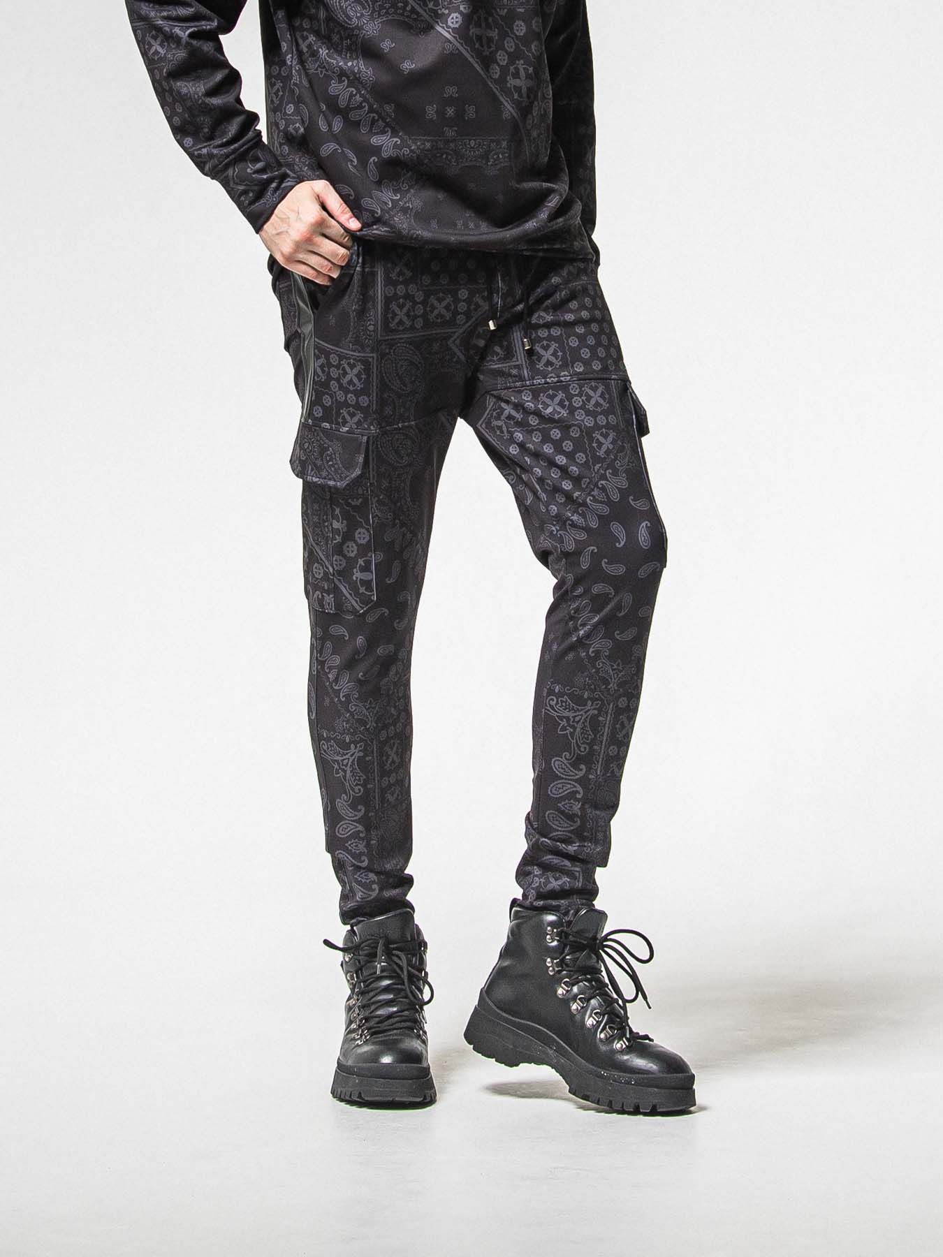 【予約品 】Darrell HEAT CARGO PT / ダレル ヒートカーゴパンツ / ペイズリーブラック