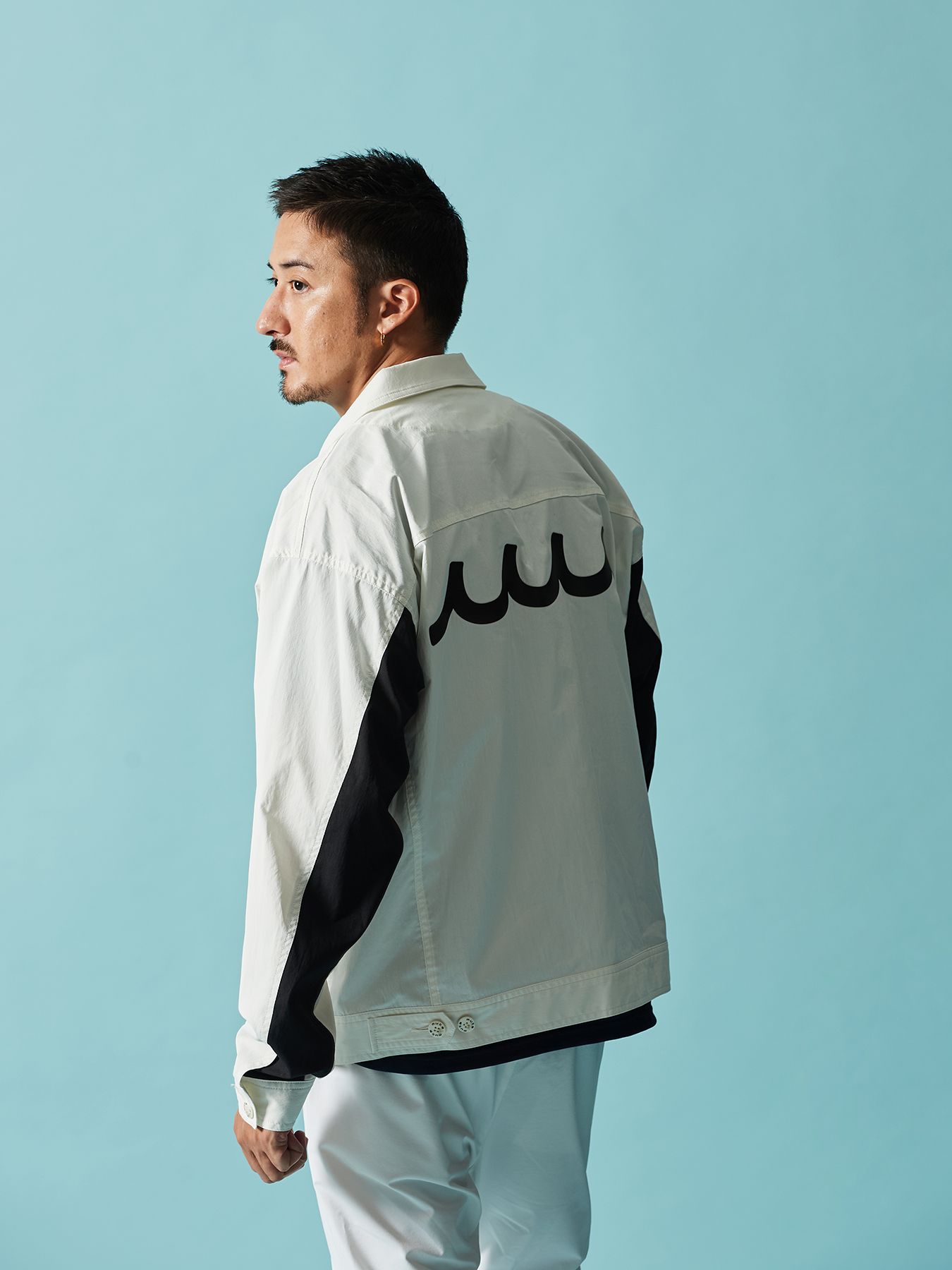 【予約品 10月9日(木) 締切】muta Trucker Jacket / トラッカージャケット / ホワイト【Acanthus × muta MARINE】