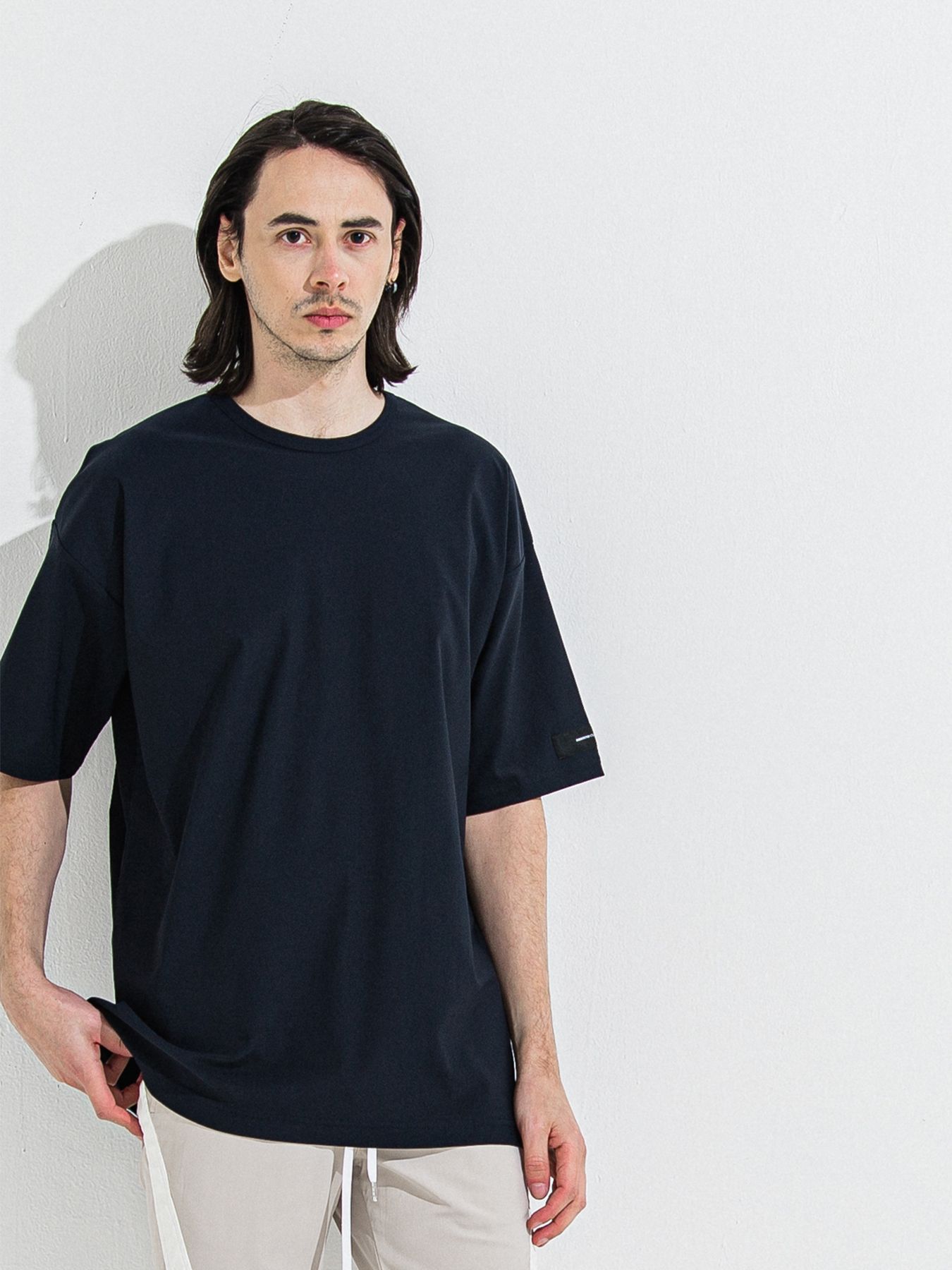 【予約品 】NYLON OVER T /  ナイロンオーバーサイズTシャツ / ネイビー