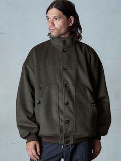 【予約品】 MEGAWOOL / ブルゾン / ブラウン