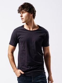 《予約品》 basic crew-neck S/S / クルーネックTシャツ / ブラック