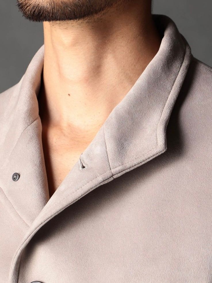 ベストライナー付き スタンドコート撥水性 ベージュ 【NICOLE CLUB FOR MEN】